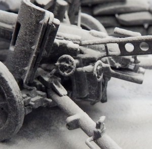 Close up of snow and ice effects